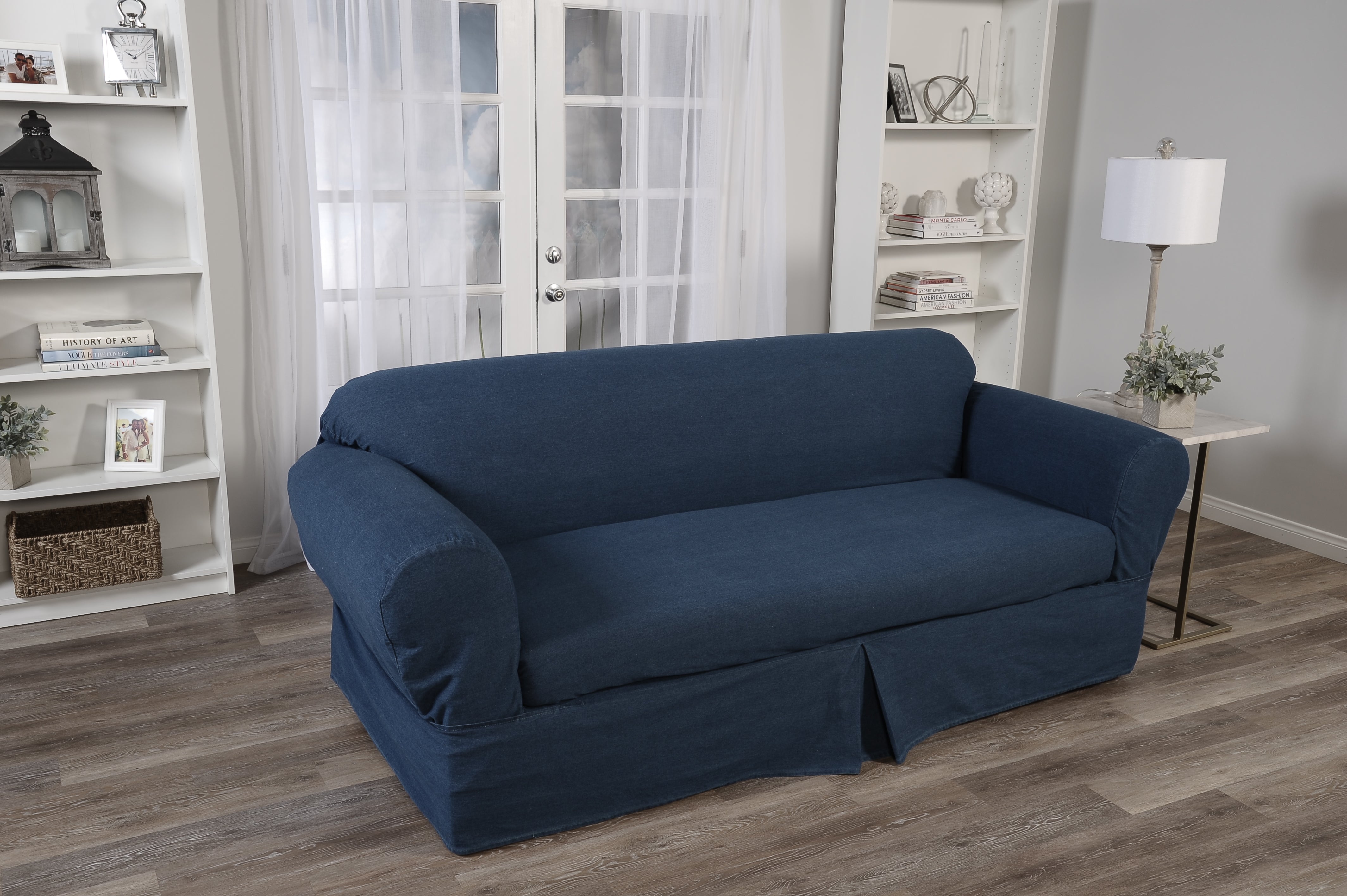 Washed Denim 2 Piece (sofa Or Loveseat Or Chair) – The Slipcover Company